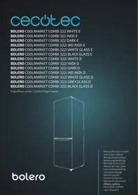 CECOTEC Bolero Coolmarket Combi 322i Wd D - Refrigerador