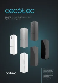 CECOTEC Bolero Coolmarket Combi 356 Glass E - Refrigerador