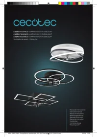 CECOTEC Energysilence Lampaero 600 Flowlight - Ventilador de techo