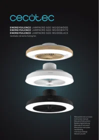 CECOTEC Energysilence Lampaero 600 Insideblack - Ventilador de teto