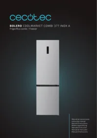 CECOTEC Bolero Coolmarket Combi 377 A - Refrigerador