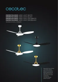 CECOTEC Energysilence 4800 Light Goldblack - Ventilador de teto