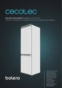 CECOTEC Bolero Coolmarket Combi Bi S Df 270 E - Refrigerador