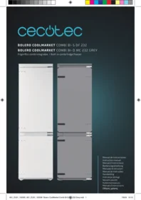 CECOTEC Bolero Coolmarket Combi Bi S Mc 232 E - Refrigerador