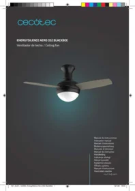 CECOTEC Energysilence Aero 352 Blackbee - Ventilador de techo