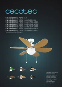 CECOTEC Energysilence Aero 360 Colorfull - Ventilador de teto