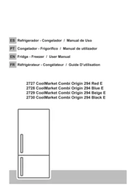 CECOTEC Bolero Coolmarket Combi Origin 294 E - Refrigerador