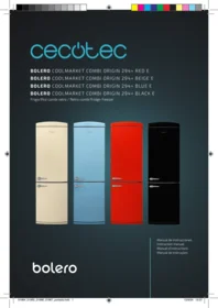 CECOTEC Bolero Coolmarket Combi Origin 294 Plus E - Refrigerador