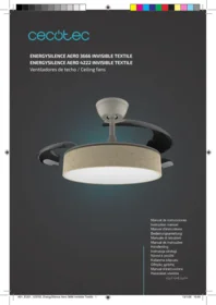 CECOTEC Energysilence Aero 4222 Invisible Textile - Ventilador de teto