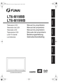 Notice FUNAI LT6-M19BB Téléviseur