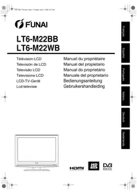 Notice FUNAI LT6-M22WB Téléviseur