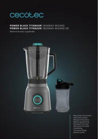 CECOTEC Power Titanium 1800max Blend It Go - Aparato de cocina