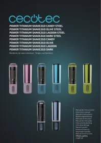 CECOTEC Power Titanium Shake2go Lagoon Steel - Kitchen appliance