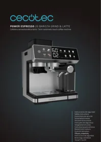 Power Espresso 20 Barista Grind Latte CECOTEC