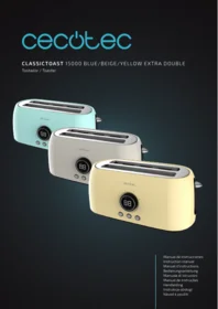 CECOTEC Classictoast 15000 Extra Double - Aparelho de cozinha