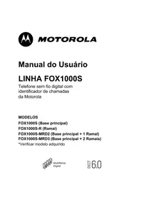 Manual MOTOROLA FOX 1000 Telefone