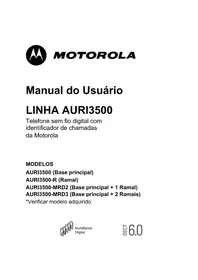 Manual MOTOROLA AURI3500-R Telefone