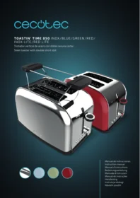 CECOTEC Toastin Time 850 Lite - Aparelho de cozinha