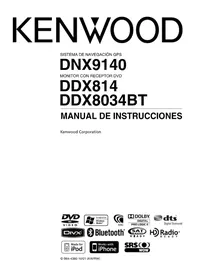 Manual KENWOOD DDX814 Gps
