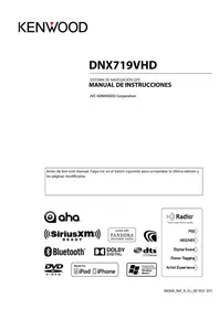 Manual KENWOOD DNX719VHD Gps