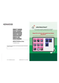 Manual KENWOOD DNX6490BT Gps