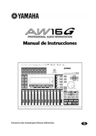 Manual YAMAHA AW16G Grabadora de voz