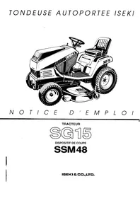 TONDEUSE AUTOPORTEE SG15 ISEKI