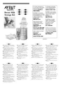 AVENT KIT DE CONSERVATION DU LAIT MATERNEL - Kit de conservation du lait maternel