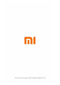 Manual Xiaomi MI POWER BANK PRO 10000MAH Batería externa