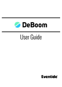 DeBoom EVENTIDE