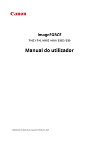 Manual CANON IMAGEFORCE 520Z Impressora