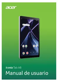 Manual ACER ICONIA TAB A8 Tableta