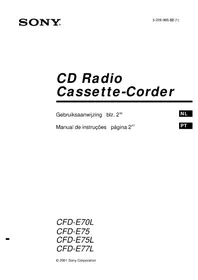 CFD-E75L SONY