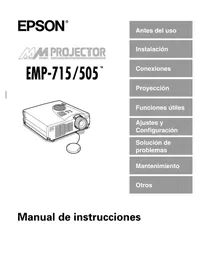 Manual EPSON EMP-715 Proyector