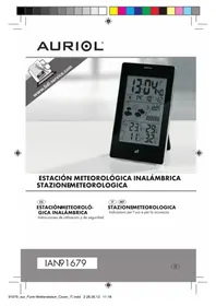 Manual AURIOL IAN 91679 Estación meteorológica