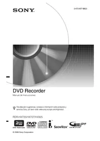 RDR-HX725 SONY