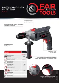 Notice FARTOOLS LX 910B Perceuse électrique