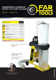Notice FARTOOLS RDC 100E Aspirateur industriel