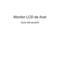 Manual ACER SSB220Q Pantalla