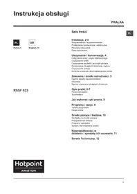 RSSF 623 B PL Hotpoint Ariston