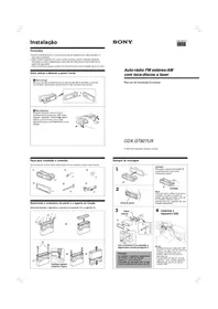 SONY CDX-GT927UX - Leitor de CD