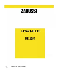 ZANUSSI DE2654 - Lavavajillas