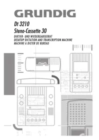 Manual GRUNDIG DT 3210 Dictáfono