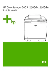 Manual HP COLOR LASERJET 2605DTN Impresora