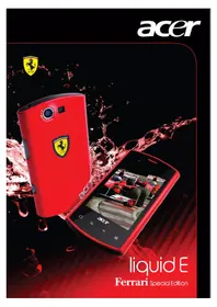 Manual ACER LIQUID E FERRARI Teléfono móvil