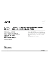 Manuale JVC KD-R442 Autoradio