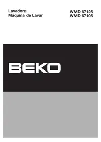 Manual BEKO WMD 67105 Máquina de lavar