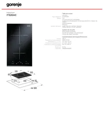 GORENJE IT320AC - Table de cuisson