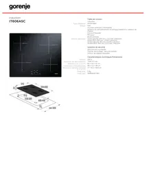 GORENJE IT606ASC - Plaque de cuisson