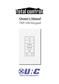 TKP-100 UNIVERSAL REMOTE CONTROL